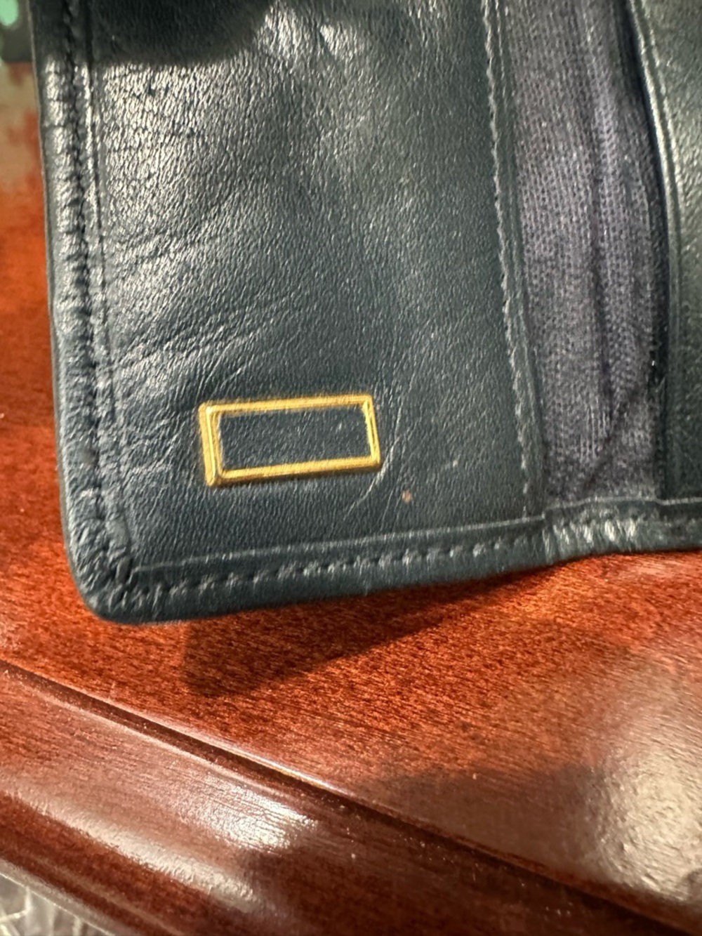 Vintage Roberta di Camerino Leather Key Holder Wallet R Logo Belt Motif Italy - Picture 8 of 10